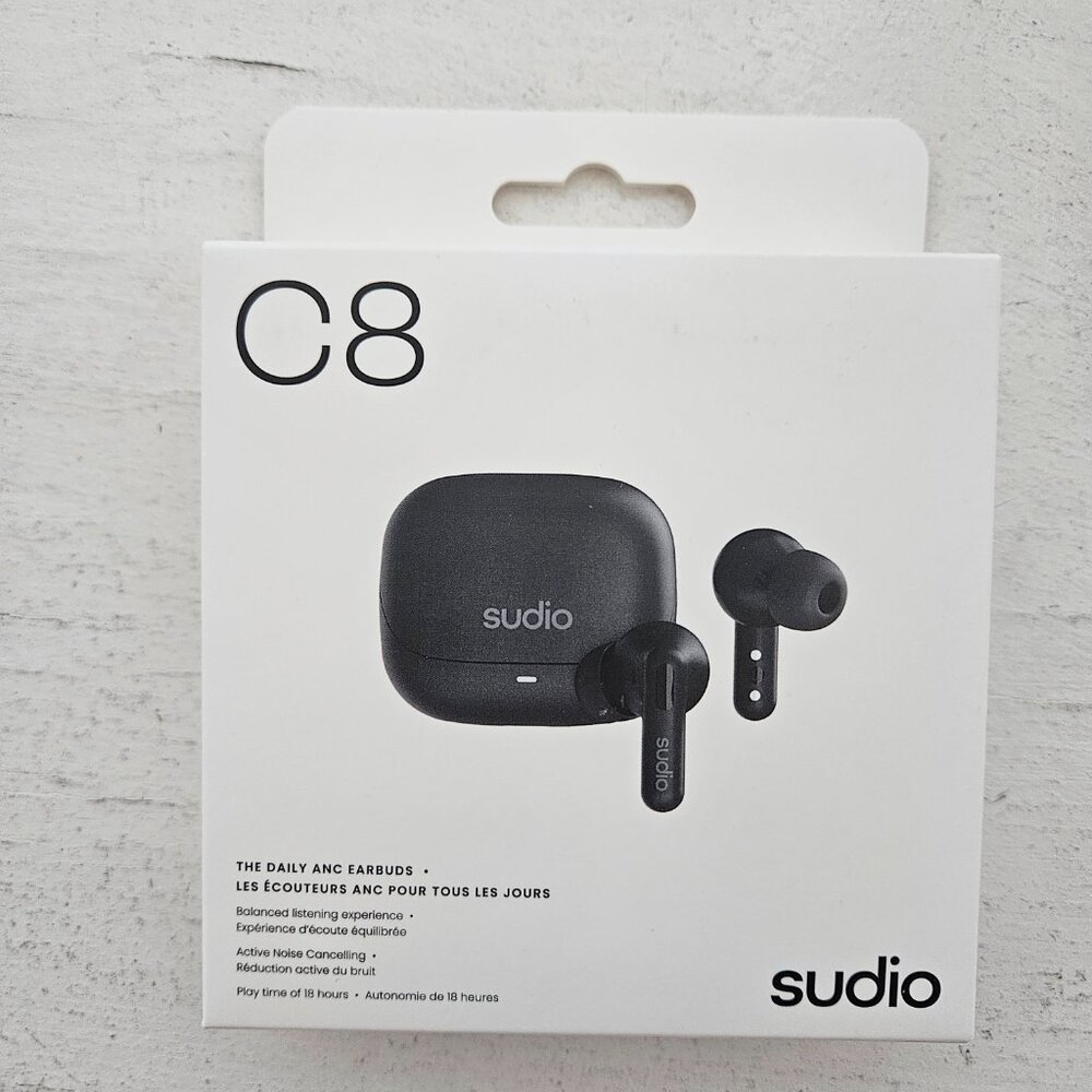 Sudio C8 The Go-To-Noise Cancelling Earbuds